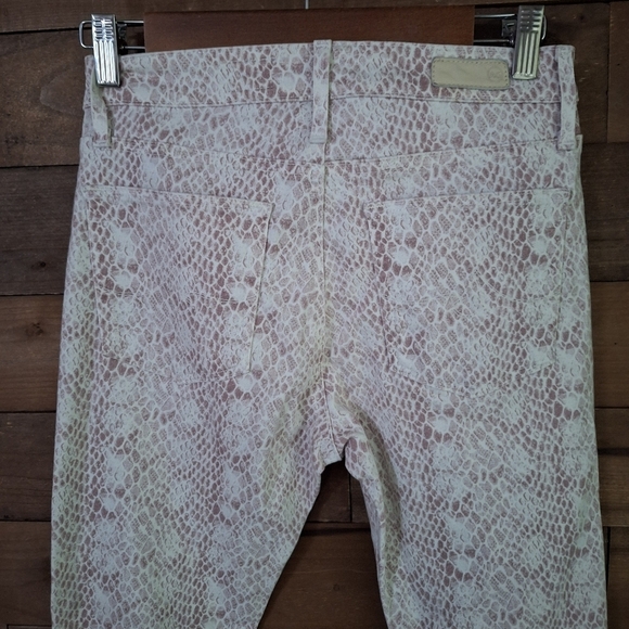 AG Adriano Goldschmied The Legging Super Skinny Jeans – 27R Snake Print - Picture 5 of 8